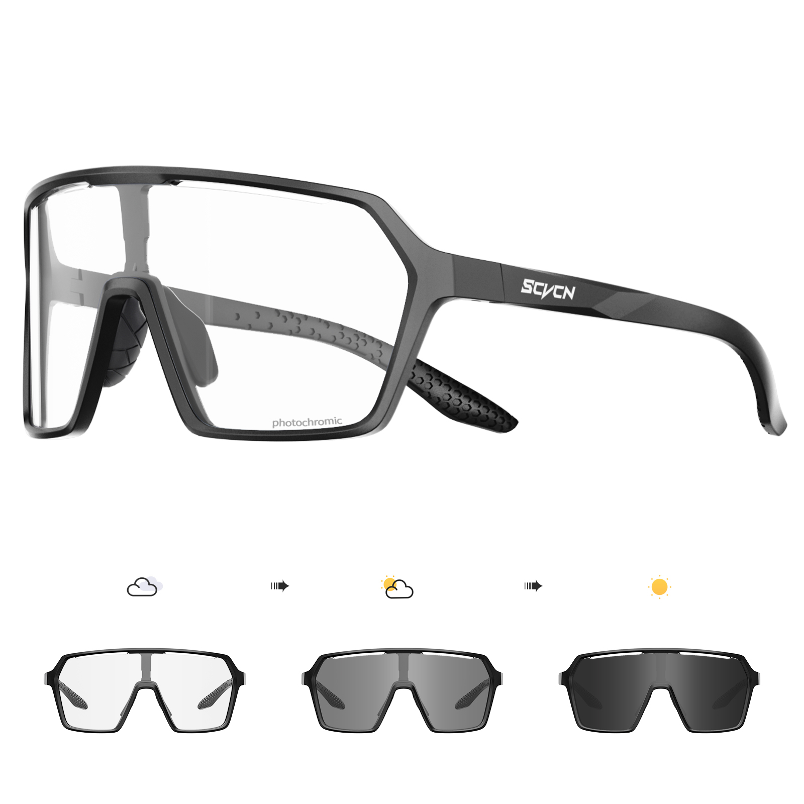 Mountain Biking Glasses - SCVCN gafas de sol fotocromáticas UV400