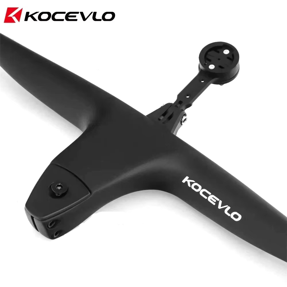 Mountain Biking Xc - Manillar Integrado de Carbono para Bicicleta