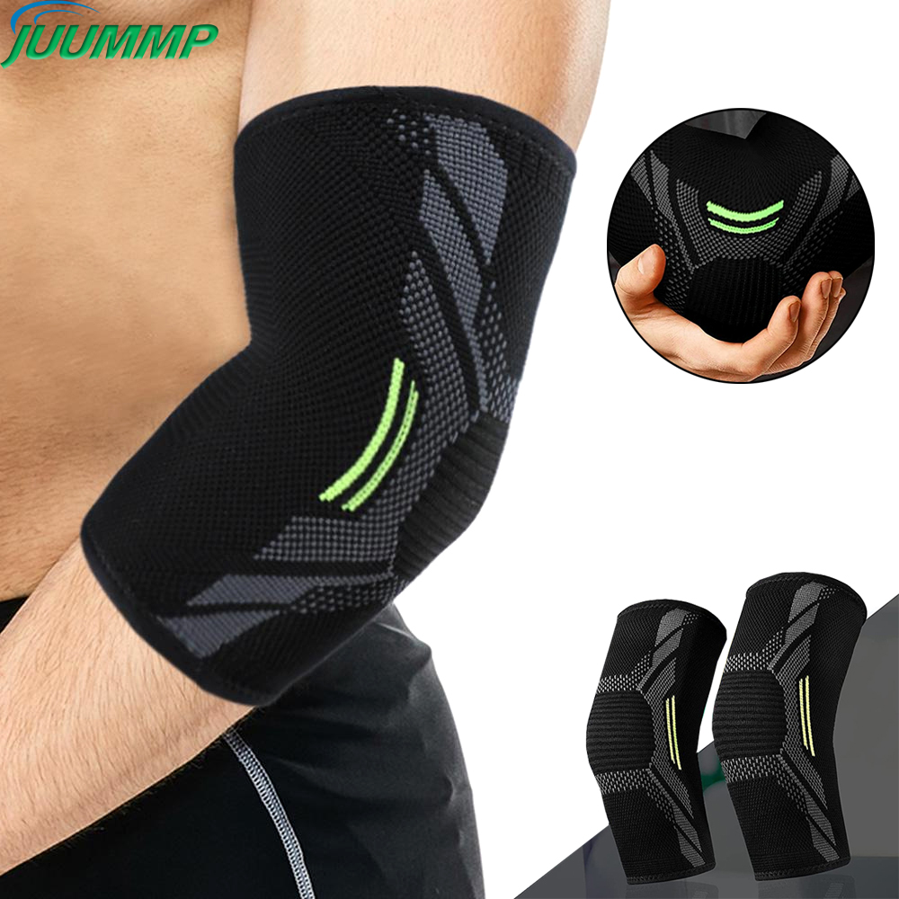 Mountain Biking Knee Pads - Soporte de codo elástico para gimnasio,