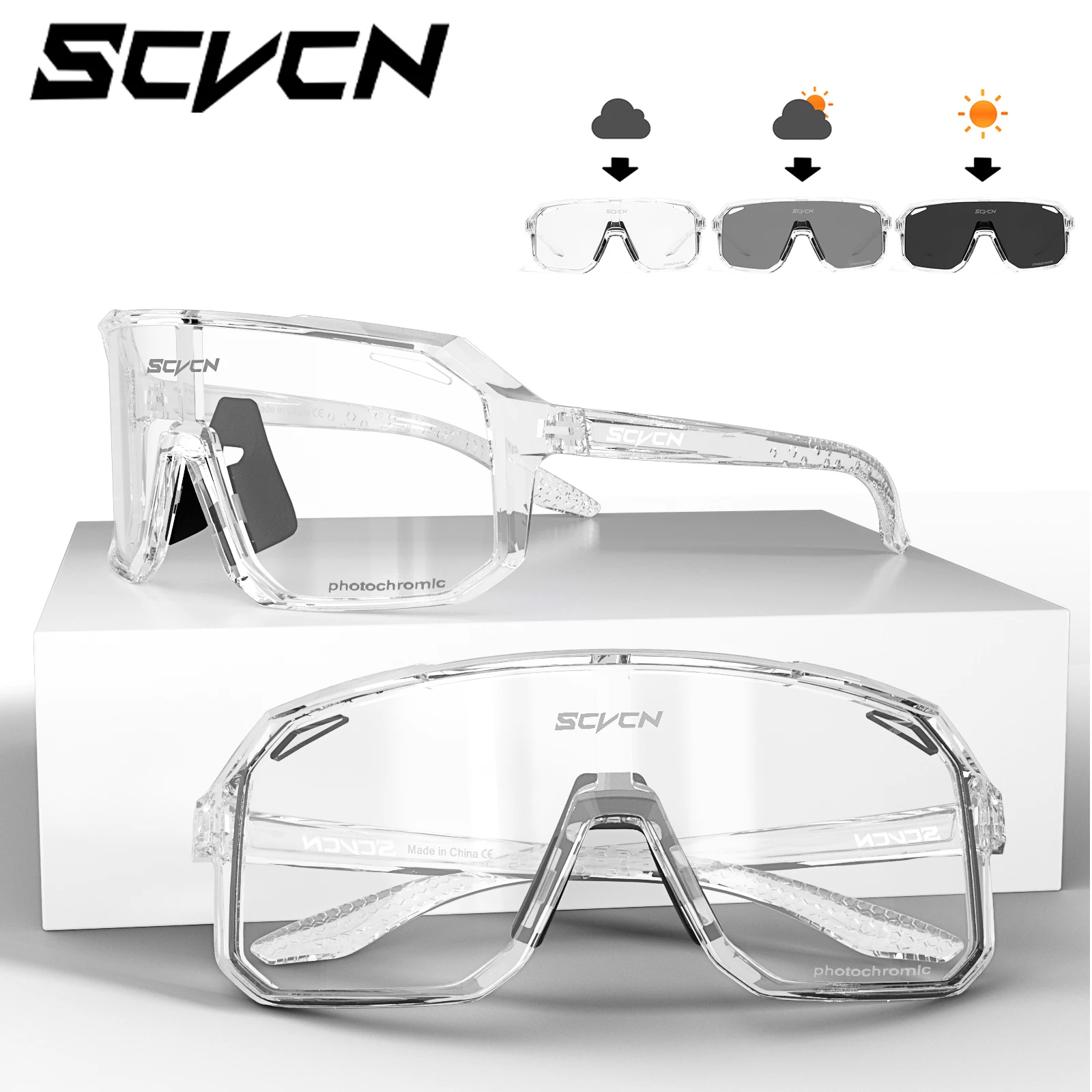 Mountain Biking Glasses - SCVCN Gafas fotocromáticas para senderismo, gafas
