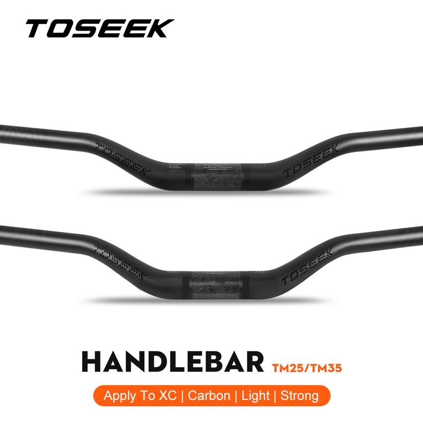 Mountain Biking Xc - Manillar de Bicicleta TOSEEK TM25/35 T800