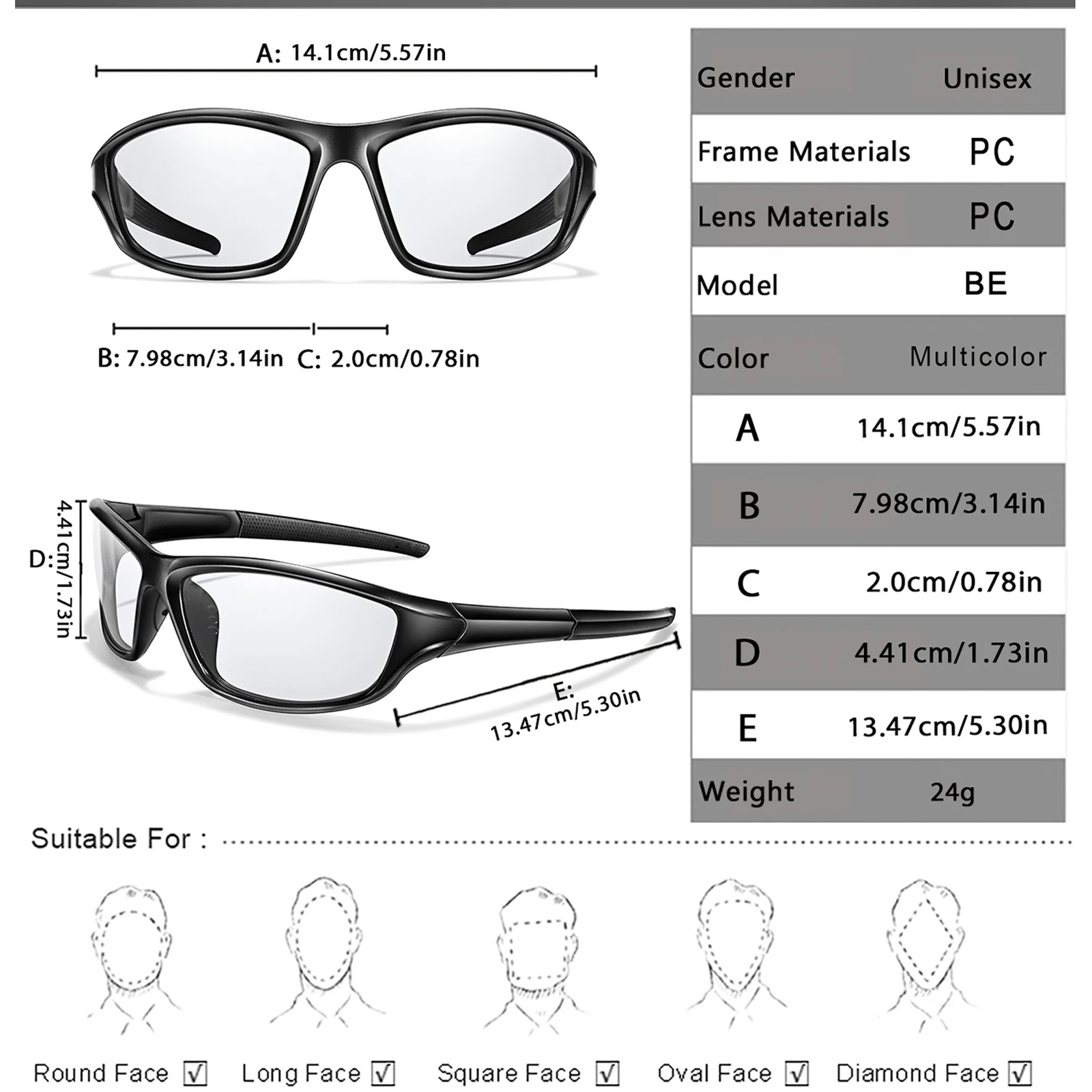 Gafas de Ciclismo Fotocromátic - Mountain Biking Glasses reseña y precio