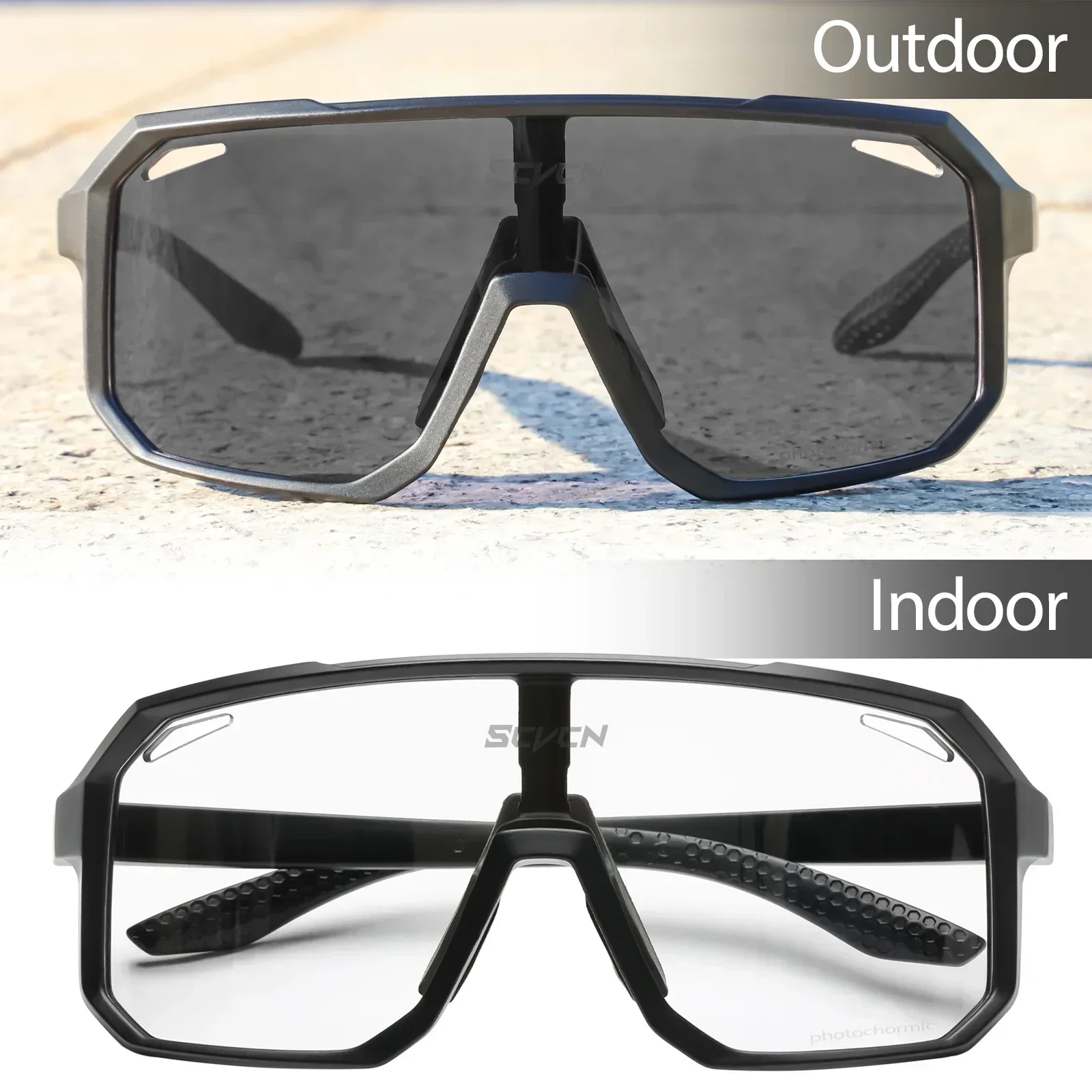 SCVCN Gafas fotocromáticas par - Mountain Biking Glasses reseña y precio